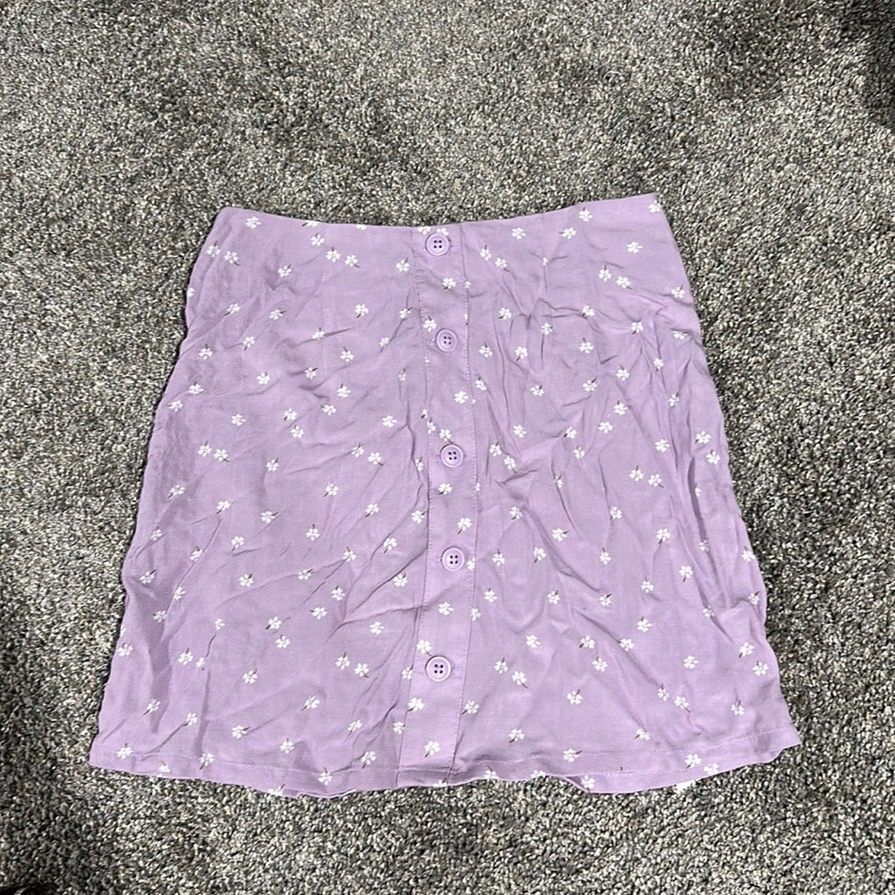 purple flower aeropostale  skirt